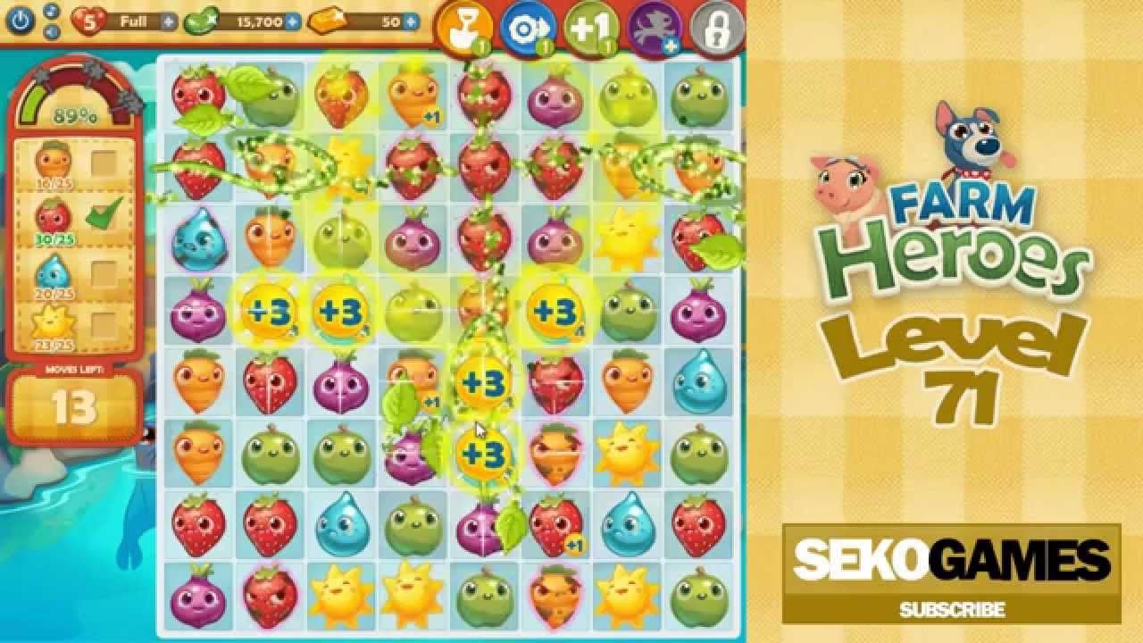 Farm Heroes Saga Level 71