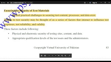 PSY611 Ethical Issues in Psychology Short Lesson 17 | PSY611 Midterm & Finalterm Short Lectures