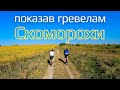 Бадьора покатушка повз хутір Скоморохи з красивими пейзажами на багато кілометрів