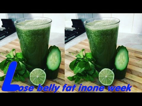 how-to-lose-belly-fat-in-one-week-with-a-smoothie-drink-made-with-lime,-cucumber-and-mint