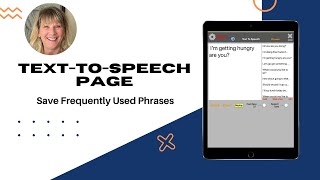 APP2Speak AAC app - Demonstration for Customizing the Text-to-Speech page for the iPad screenshot 4