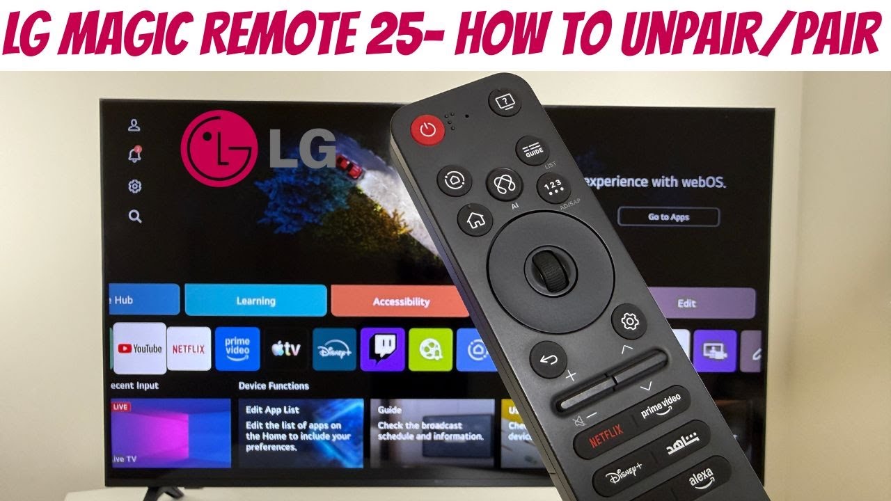 LG Remote — как отключить/подключить — WebOS 25 — 4K