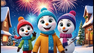 Winter Countdown — Snowmen dance all around town! | Fun Winter Song for Kids | Snowy Adventure Rhyme