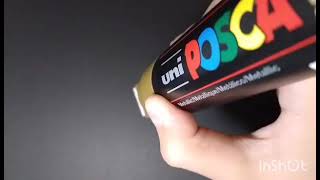 Jumbo size Posca marker activation  #satisfying #posca