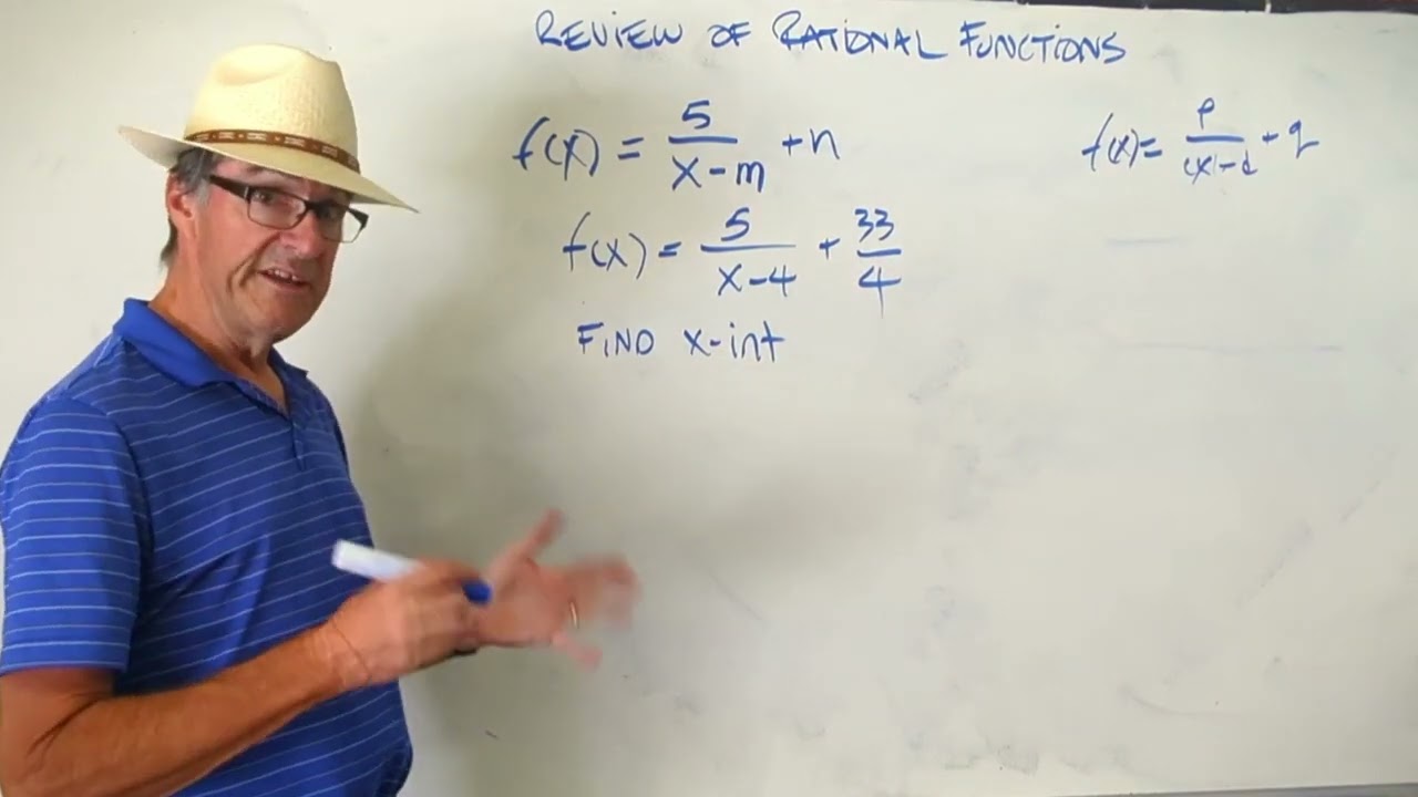 Review of Rational Functions - YouTube