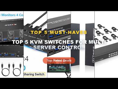 Don't Buy Top 5 KVM Switches For Multi Server Control Before Watching This! - 4K HDMI KVM Switch 16