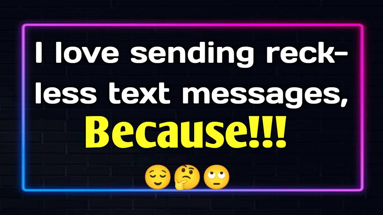 DM TO DF 💌 I love sending reckless text messages, because ️ Twin Flame ...
