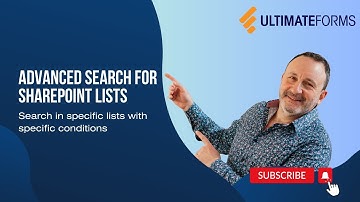 Advanced Search in SharePoint Lists