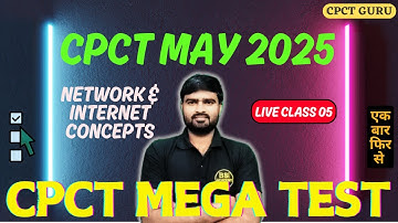 Network & Internet Concepts | mega test for cpct may 2025 | CPCT Mega Test 2025 | CPCT Questions