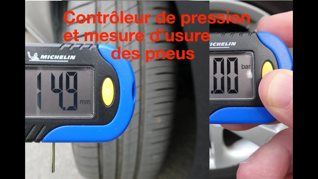 Contrôleur de pression digital et d'usure des pneus - Feu Vert