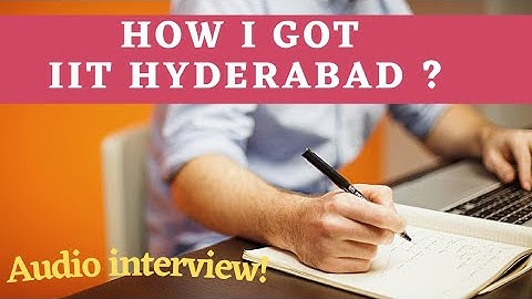 How I selected in IIT Hyderabad M-tech || IIT Hyderabad MTech in energy science || admission process