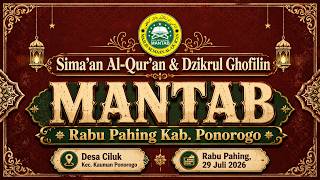 Mujahadah Dzikrul Ghofilin Malam Sima'an AL-Qur'an dan Dzikrul Ghofilin, Desa Ciluk, Kec Kauman