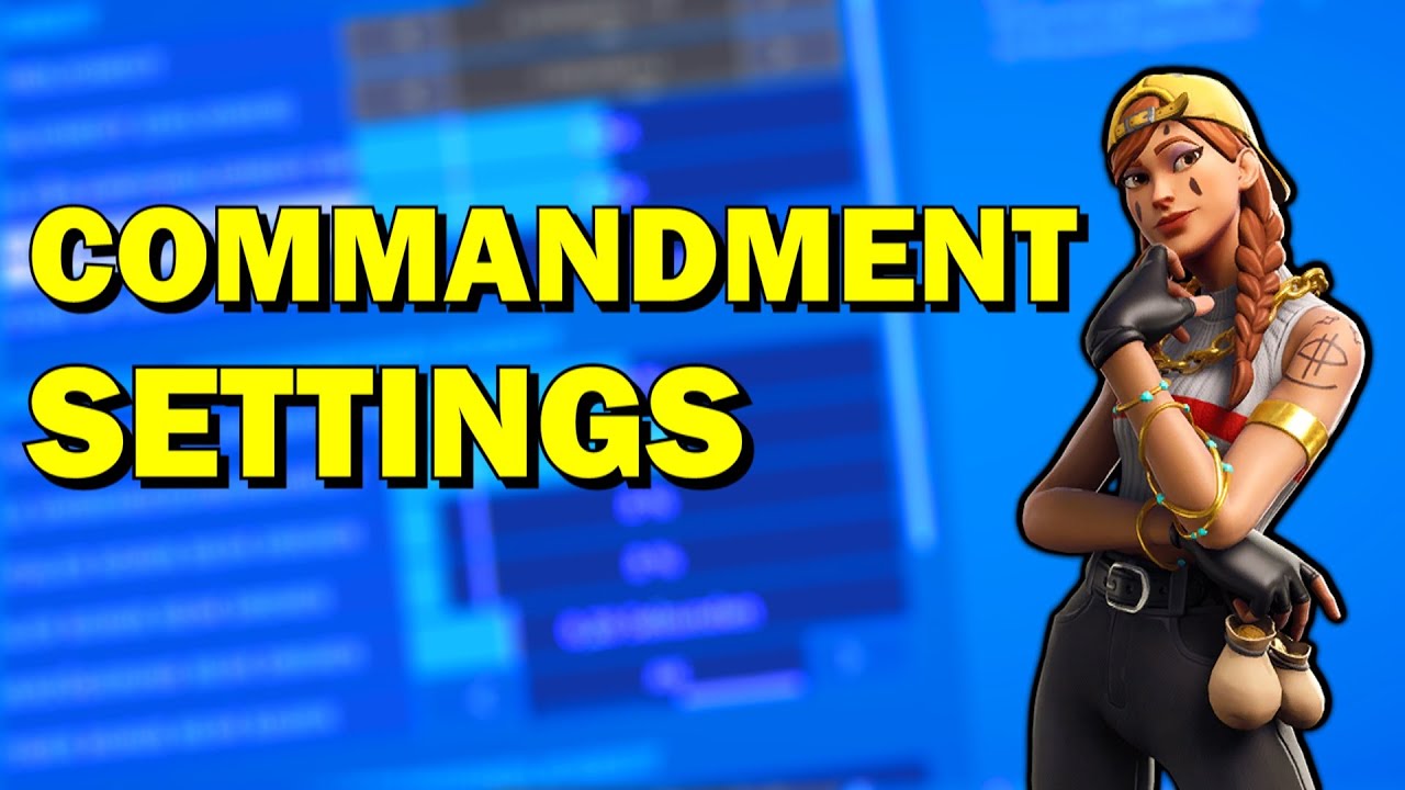 *NEW* TSM Commandment Settings (Fortnite Season 3) YouTube