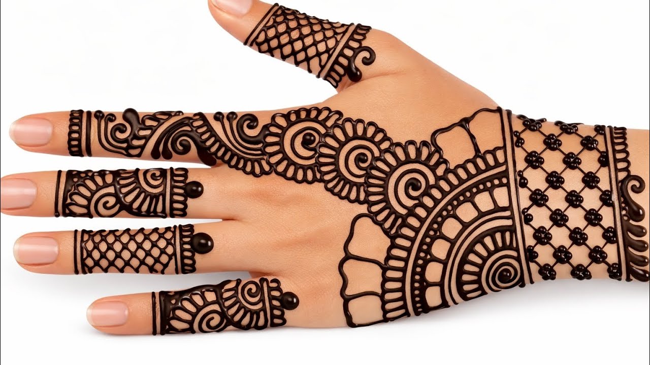 Mehandi design letest। simple mehndi design full hand। new stylish mehndi design