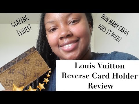 REVIEW LV Card Holder, Monogram Reverse, What's Fit