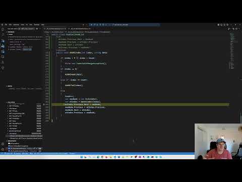 Aula 152: Data Structures - Double Linked List (Part 6: Add at Index)