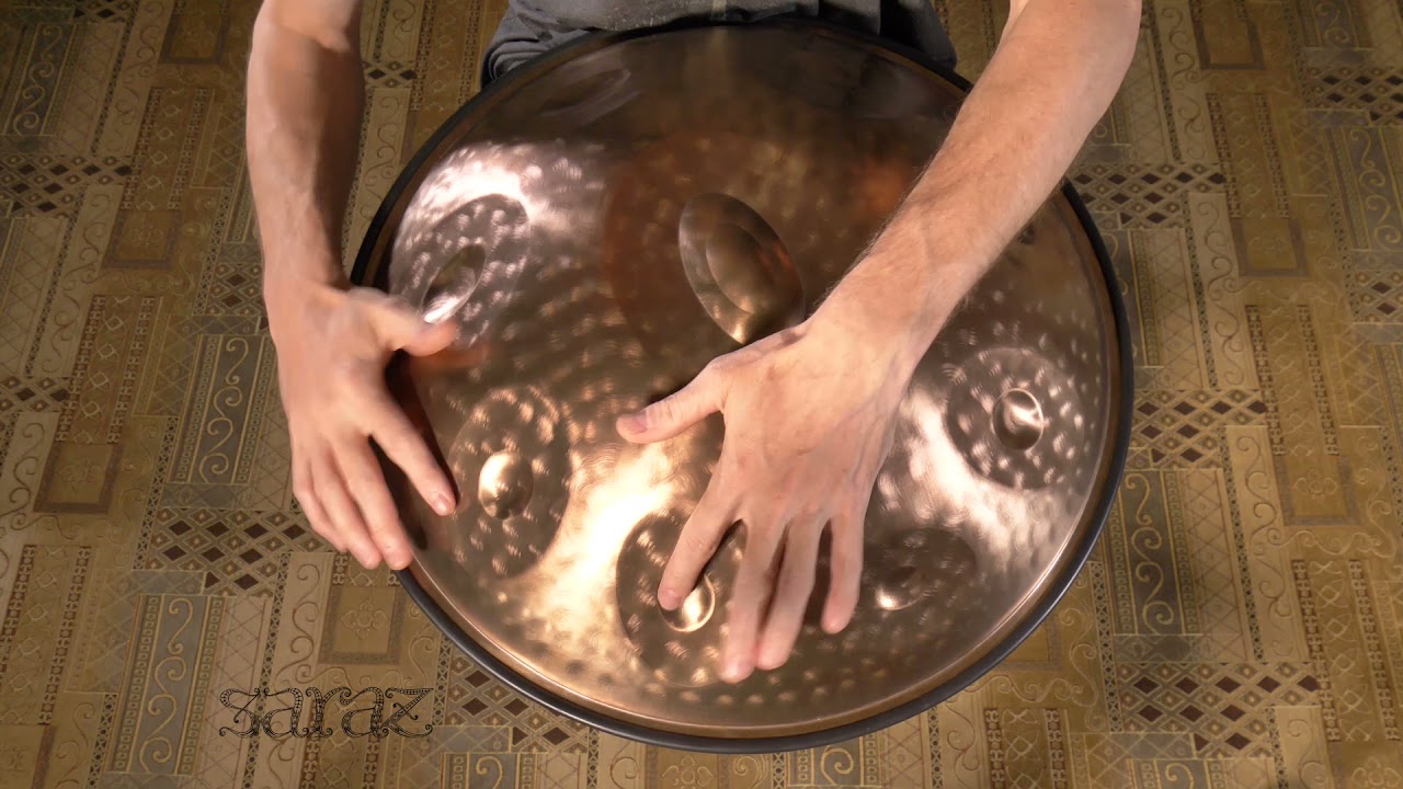 Saraz Handpan D Mixolydian ( Stainless Steel )