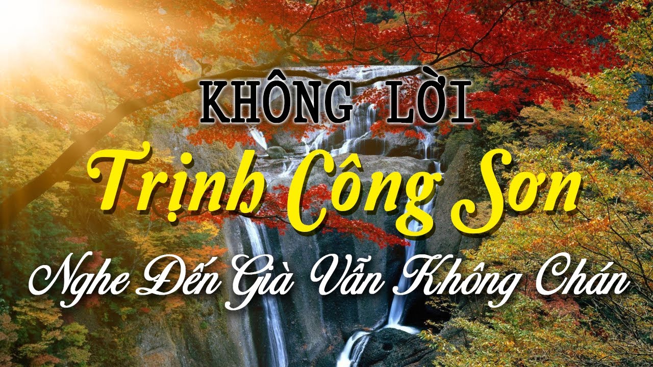 Nhạc Không Lời TRỊNH CÔNG SƠN Bất Hủ Nghe Đến Già Vẫn Không Chán, Nhạc Phòng Trà Đậm Nét Xưa