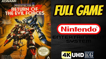 Probotector 2: Return Of the Evil Forces | NES | 4K60ᶠᵖˢ UHD🔴 | Longplay Walkthrough Full Movie Game