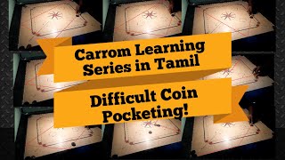 Difficult Coin Pocketing | Idea for Coin Pocketing in Carrom | Match Winning Shots | Trick Shots screenshot 3