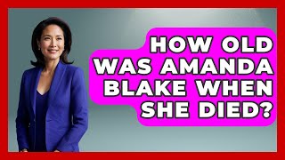 How Old Was Amanda Blake When She Died? - I'm a 60s Baby