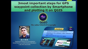 3 most important steps for GPS waypoint collection and plotting on QGIS