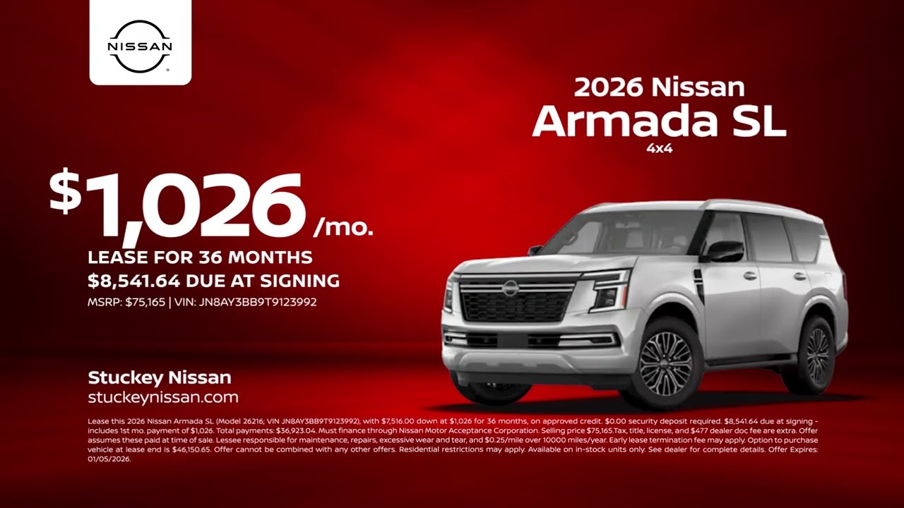Nissan Armada 12/31/2025 6677327