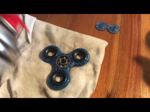 Fidget Spinner auseinander bauen und Warten mit Bremsen Reiniger Anleitung