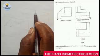 HOW TO USE FREEHAND SKETCH TO CHANGE ORTHOGRAPHIC INTO ISOMETRIC PROJECTION IN TECHNICAL DRAWING by Graphix tutors 73 views 5 days ago 10 minutes, 11 seconds