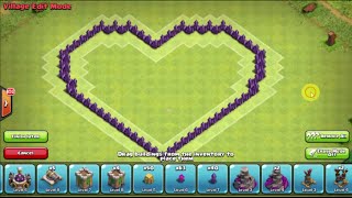 Heart layout edition - Clash of clan easy tip to build heart layout screenshot 4