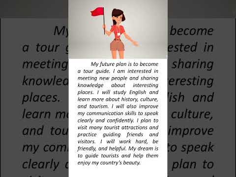 My Future Plan – Becoming a Tour Guide | Career Dream & Goal