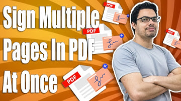 How To Sign Multiple Pages In PDF At Once