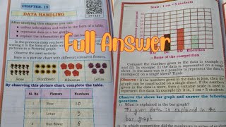 || 4th STD maths|| chapter -15 Data handling|| full answer