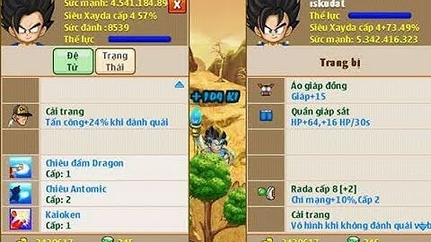 Ngọc Rồng Online | Úp đệ siêu tốc và mở skill 2