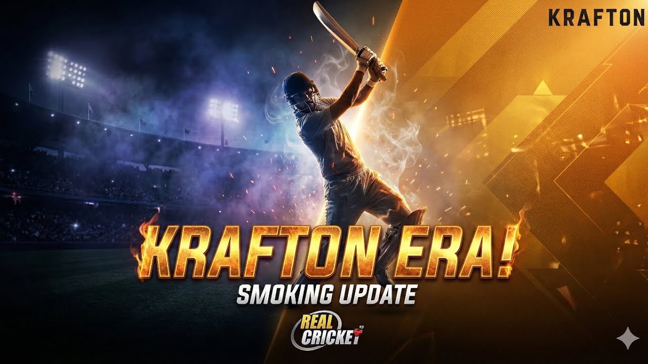 Real Cricket x KRAFTON: New Update Gameplay! 🏏🔥 Graphics Changed? | [GOD_GAMINGiop]