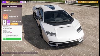 Forza Horizon 5 Auction House Sniping How to get the Lamborghini Countach 2021