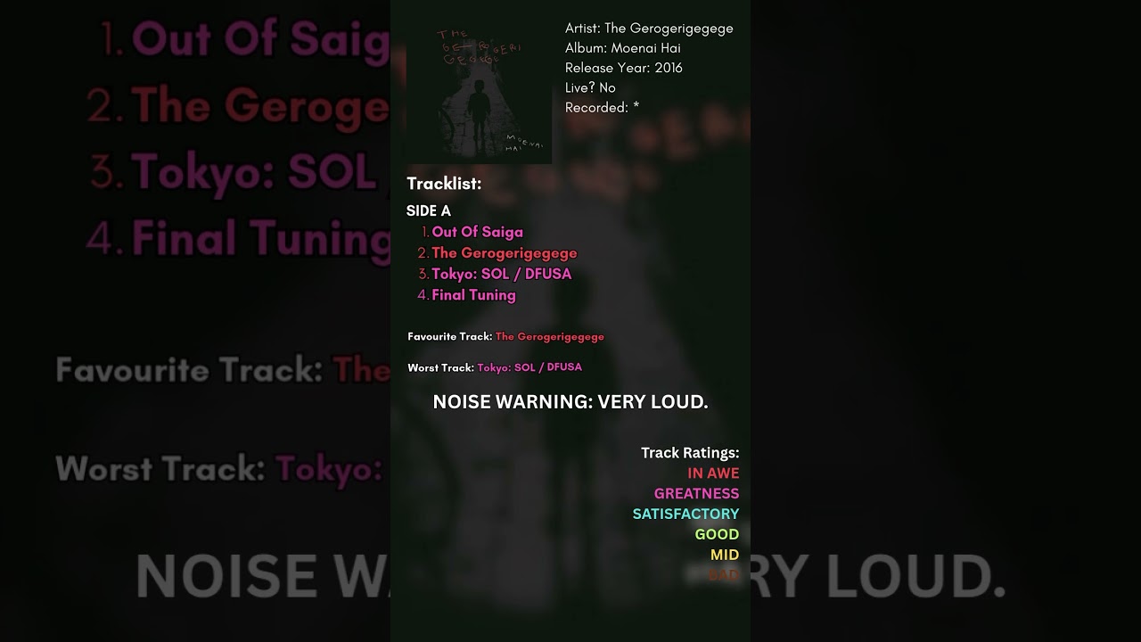 The Gerogerigegege - Moenai Hai REVIEW 