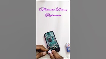 Multimeter Battery Replacement #shortsviral #youtube