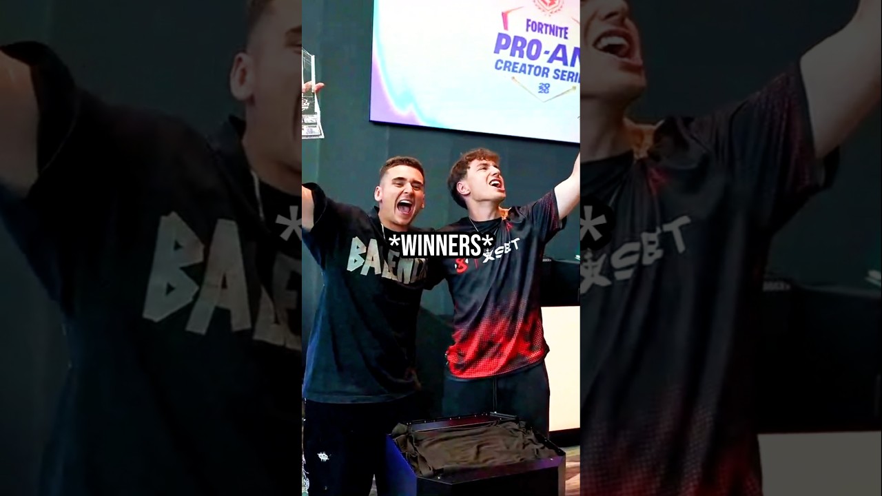 Lacy & Clix Won The Fortnite Pro-Am