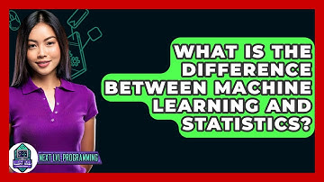 What Is The Difference Between Machine Learning And Statistics? - Next LVL Programming