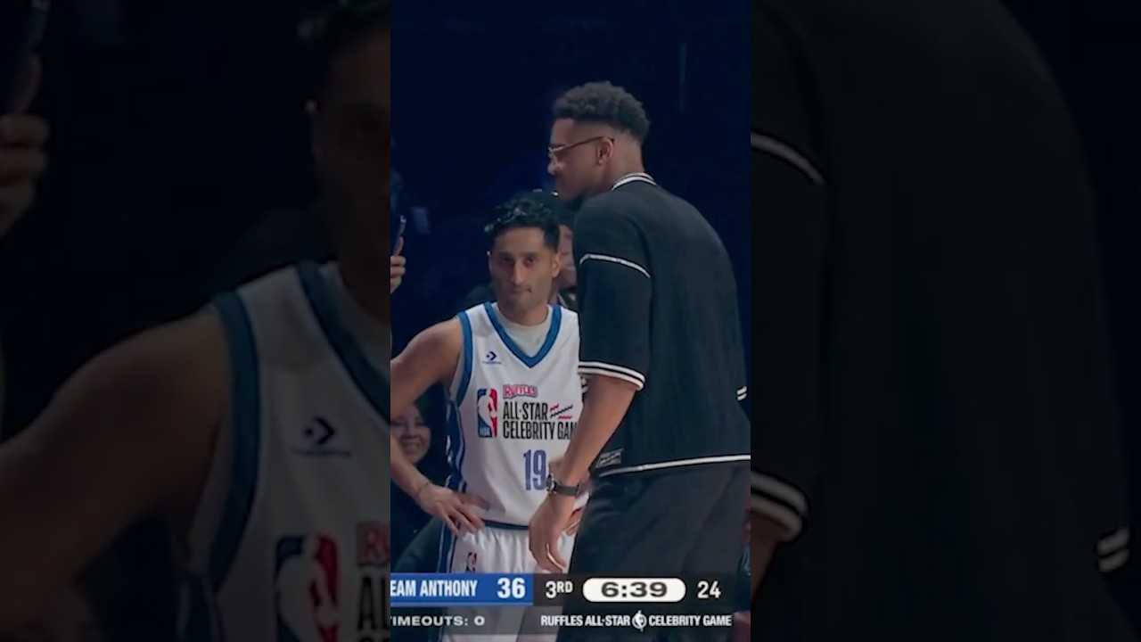Shams HEATED w/ Giannis After Getting BENCHED in Celebrity Game 😂