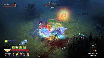 Diablo 3 Tempest Rush Monk Run/Build on Console