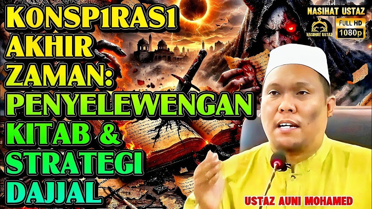 K0nsp1rasi Akhir Zaman, Strategi Dajjal Dan Penyelewengan Kitab- Kitab‼️Nasihat Ustaz