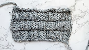 How To Knit The Basketweave Stitch Pattern