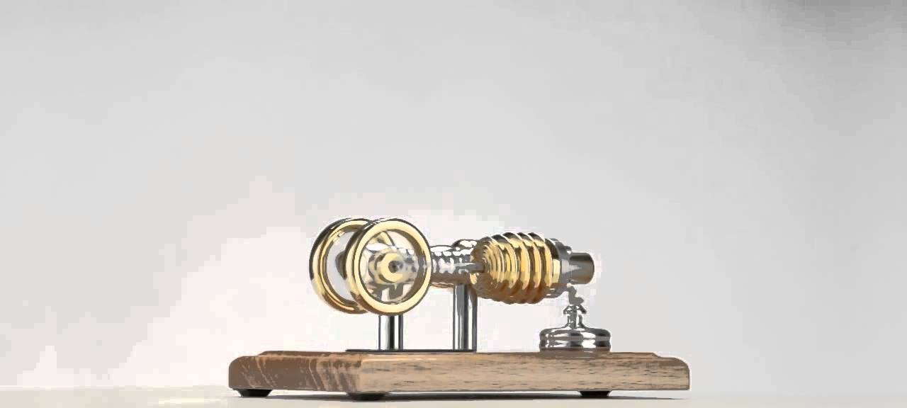 Настольный Линейный двигатель Стирлинга HB7 EMSale.ru - YouTube