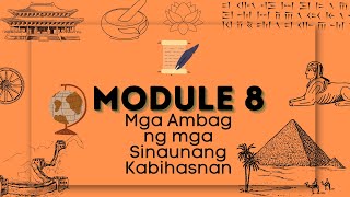 MGA AMBAG NG MGA SINAUNANG KABIHASNAN SA DAIGDIG