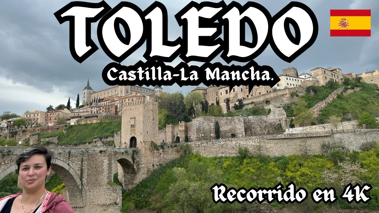 Walking Through Toledo, Spain. 4K