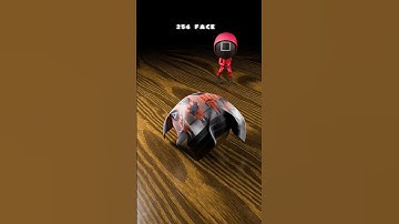 1 Face vs 1 million blender cloth simulation #3dart #squidgame