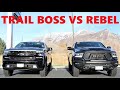 2021 Ram 1500 Rebel Vs 2021 Chevy 1500 Trail Boss: Which Truck Should You Take To The Trails???