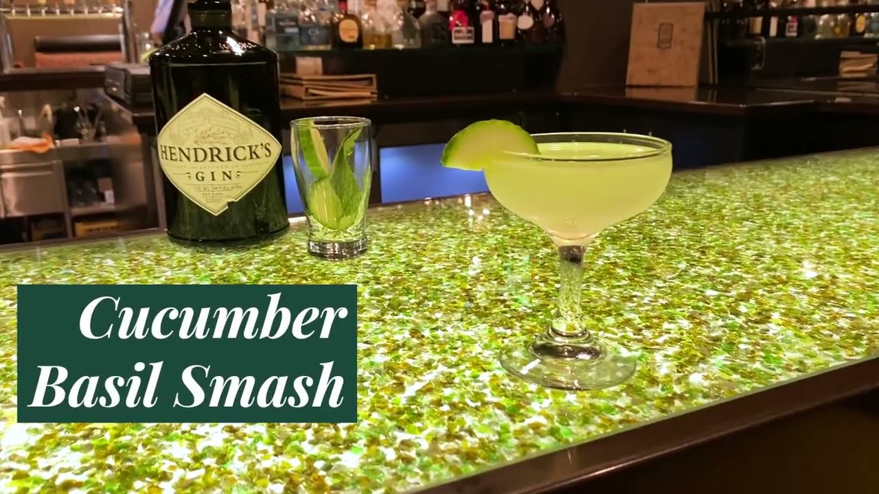 State Room Restaurant Featured Cocktail | Cucumber Basil Smash